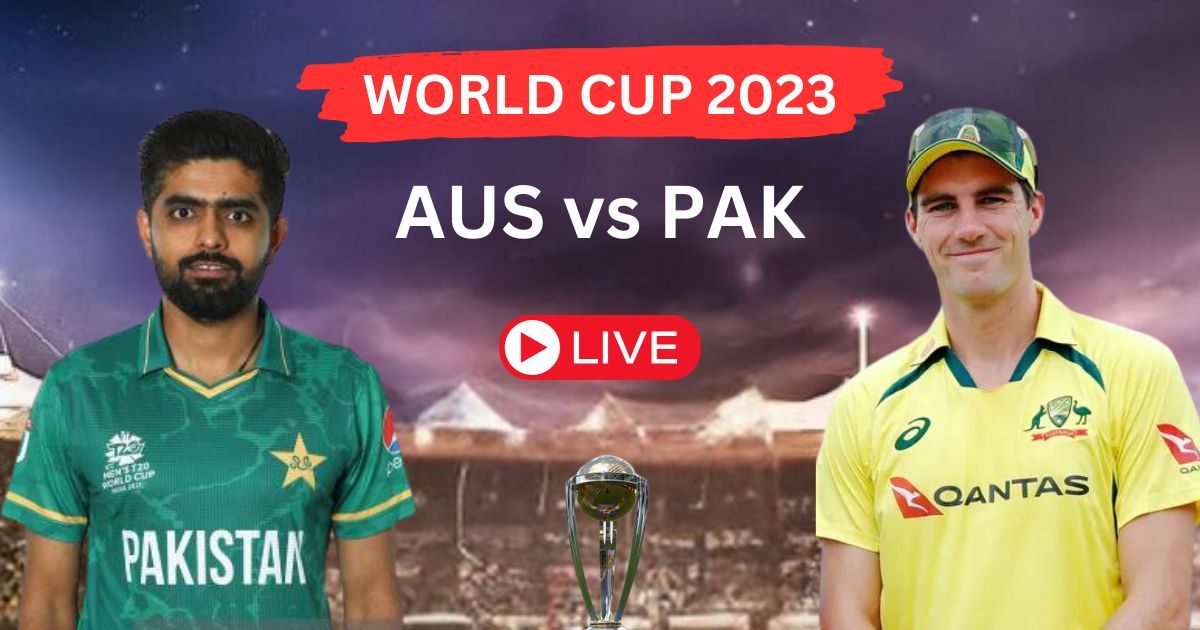 Live AUS vs PAK ICC Cricket World Cup 2023 18TH Match Crickate